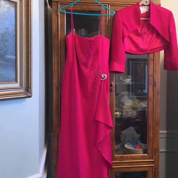 Daymor Couture Evening Gown Formal 14 Mother of Bride - Picture 5 of 12